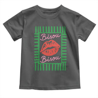 French Bisous Paris Vacation Retro Summer Vibes Toddler T Shirt