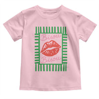 French Bisous Paris Vacation Retro Summer Vibes Toddler T Shirt