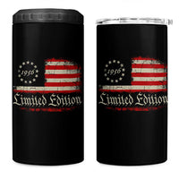 70th Birthday 1956 Limited Edition 4 in 1 Can Cooler Tumbler Gifts for 70 Years Old Vintage American Flag