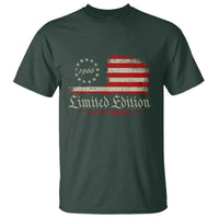 60th Birthday 1966 Limited Edition T Shirt Gifts for 60 Years Old Vintage American Flag