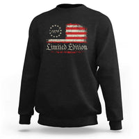 50th Birthday 1976 Limited Edition Sweatshirt Gifts for 50 Years Old Vintage American Flag