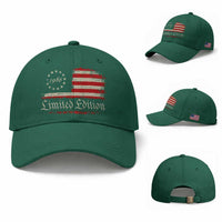 40th Birthday 1986 Limited Edition Baseball Cap Gifts for 40 Years Old Vintage American Flag