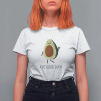 Avocado T Shirt For Women Avo Good Day Cute Fruit - Wonder Print Shop
