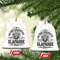 Funny I'm Chief Kickabitch From The Slapahoe Tribe Ceramic Ornament Native American Racoon