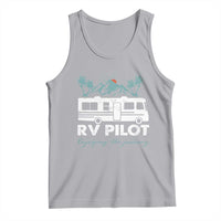 Funny RV Pilot Camping Tank Top Enjoying The Journey Motorhome Travel Vacation - Wonder Print Shop