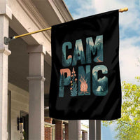Funny Camping Nature Adventure Campfire Tent Mountains Garden Flag - Wonder Print Shop