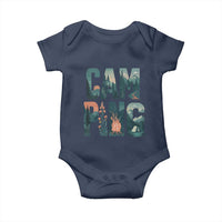 Camping Nature Adventure Campfire Tent Mountains Baby Onesie - Wonder Print Shop