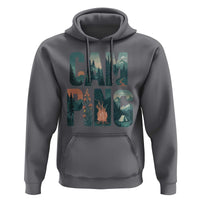 Camping Nature Adventure Campfire Tent Mountains Hoodie - Wonder Print Shop