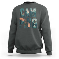 Camping Nature Adventure Campfire Tent Mountains Sweatshirt - Wonder Print Shop