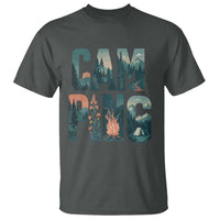 Camping Nature Adventure Campfire Tent Mountains T Shirt - Wonder Print Shop