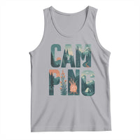 Camping Nature Adventure Campfire Tent Mountains Tank Top - Wonder Print Shop