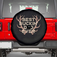 Funny Best Buckin Dad Ever Spare Tire Cover Deer Hunting Father's Day - Wonder Print Shop