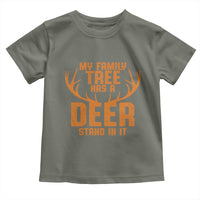 Funny My Family Tree Has A Deer Stand In It Toddler T Shirt Deer Hunting - Wonder Print Shop
