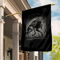 Wendigo Monster Garden Flag Skinwalker Night Stroll Cryptid Dark Forest - Wonder Print Shop