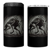 Wendigo Monster 4 in 1 Can Cooler Tumbler Skinwalker Night Stroll Cryptid Dark Forest - Wonder Print Shop