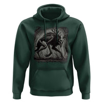 Wendigo Monster Hoodie Skinwalker Night Stroll Cryptid Dark Forest - Wonder Print Shop