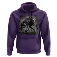 Wendigo Monster Hoodie Skinwalker Night Stroll Cryptid Dark Forest - Wonder Print Shop