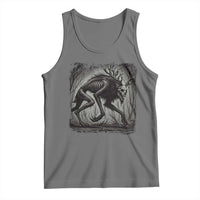 Wendigo Monster Tank Top Skinwalker Night Stroll Cryptid Dark Forest - Wonder Print Shop