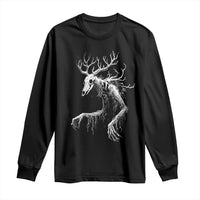 Wendigo Monster Skinwalker Mythical Cryptid Long Sleeve Shirt - Wonder Print Shop