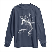 Wendigo Monster Skinwalker Mythical Cryptid Long Sleeve Shirt - Wonder Print Shop