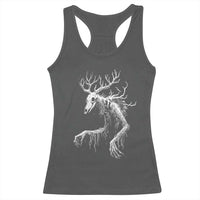 Wendigo Monster Skinwalker Mythical Cryptid Racerback Tank Top - Wonder Print Shop