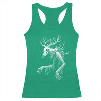 Wendigo Monster Skinwalker Mythical Cryptid Racerback Tank Top - Wonder Print Shop