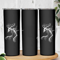 Wendigo Monster Skinwalker Mythical Cryptid Skinny Tumbler - Wonder Print Shop