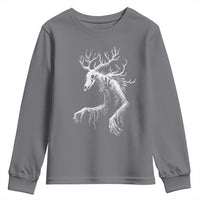 Wendigo Monster Skinwalker Mythical Cryptid Youth Sweatshirt - Wonder Print Shop