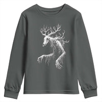 Wendigo Monster Skinwalker Mythical Cryptid Youth Sweatshirt - Wonder Print Shop