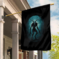 Wendigo Monster Skinwalker Mythical Cryptid Dark Forest Garden Flag - Wonder Print Shop