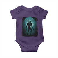 Wendigo Monster Skinwalker Mythical Cryptid Dark Forest Baby Onesie - Wonder Print Shop