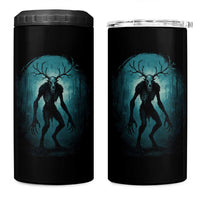 Wendigo Monster Skinwalker Mythical Cryptid Dark Forest 4 in 1 Can Cooler Tumbler - Wonder Print Shop