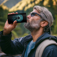 Wendigo Monster Skinwalker Mythical Cryptid Dark Forest 4 in 1 Can Cooler Tumbler - Wonder Print Shop