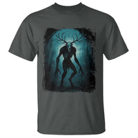Wendigo Monster Skinwalker Mythical Cryptid Dark Forest T Shirt - Wonder Print Shop