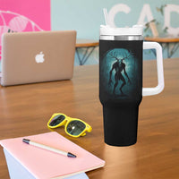 Wendigo Monster Skinwalker Mythical Cryptid Dark Forest Tumbler With Handle - Wonder Print Shop