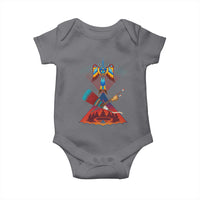 Native American Indigenous Heritage Peyote Water Bird Baby Onesie - Wonder Print Shop