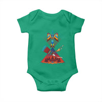 Native American Indigenous Heritage Peyote Water Bird Baby Onesie - Wonder Print Shop