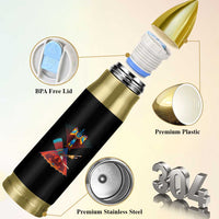 Native American Indigenous Heritage Peyote Water Bird Bullet Tumbler - Wonder Print Shop