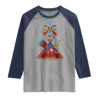 Native American Indigenous Heritage Peyote Water Bird Raglan Shirt - Wonder Print Shop