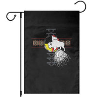 Native American White Buffalo Garden Flag Seven Sacred Grandfather Teachings - Wonder Print Shop