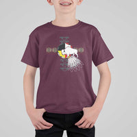 Native American White Buffalo T Shirt For Kid Seven Sacred Grandfather Teachings - Wonder Print Shop