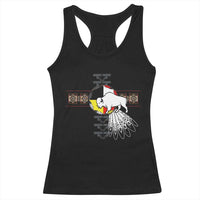 Native American White Buffalo Racerback Tank Top Seven Sacred Grandfather Teachings - Wonder Print Shop