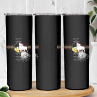 Native American White Buffalo Skinny Tumbler Seven Sacred Grandfather Teachings - Wonder Print Shop