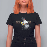 Native American White Buffalo T Shirt For Women Seven Sacred Grandfather Teachings - Wonder Print Shop