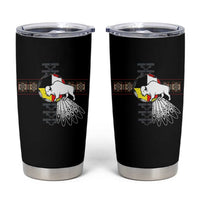 Native American White Buffalo Tumbler Cup Seven Sacred Grandfather Teachings - Wonder Print Shop