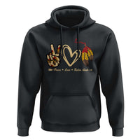 Peace Love Native Blood Hoodie Native American Feathers - Wonder Print Shop