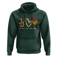 Peace Love Native Blood Hoodie Native American Feathers - Wonder Print Shop