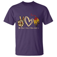 Peace Love Native Blood T Shirt Native American Feathers - Wonder Print Shop
