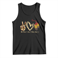 Peace Love Native Blood Tank Top Native American Feathers - Wonder Print Shop