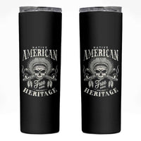 Native American Free Soul Ancient Heritage Skinny Tumbler Vintage Indian American Chief - Wonder Print Shop